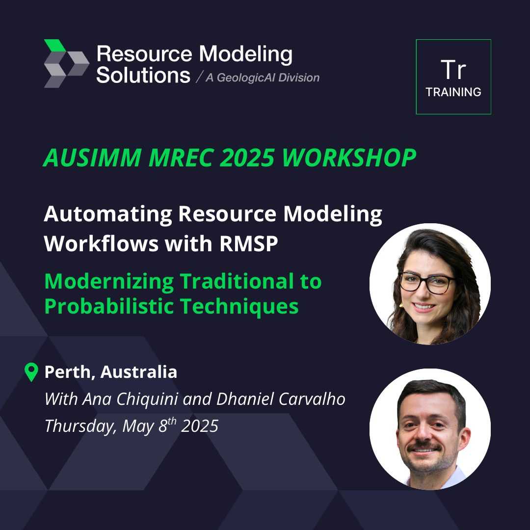 AusIMM MREC 2025 Workshop: Automating Resource Modeling Workflows with RMSP, image 2 of 3