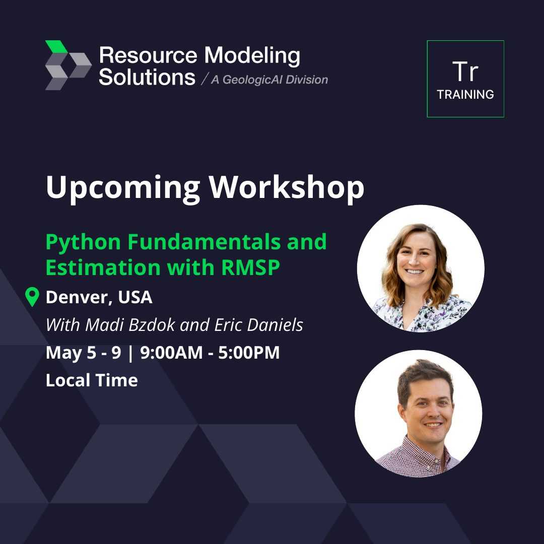 Python Fundamentals and Estimation with RMSP: Denver Workshop, image 1 of 1