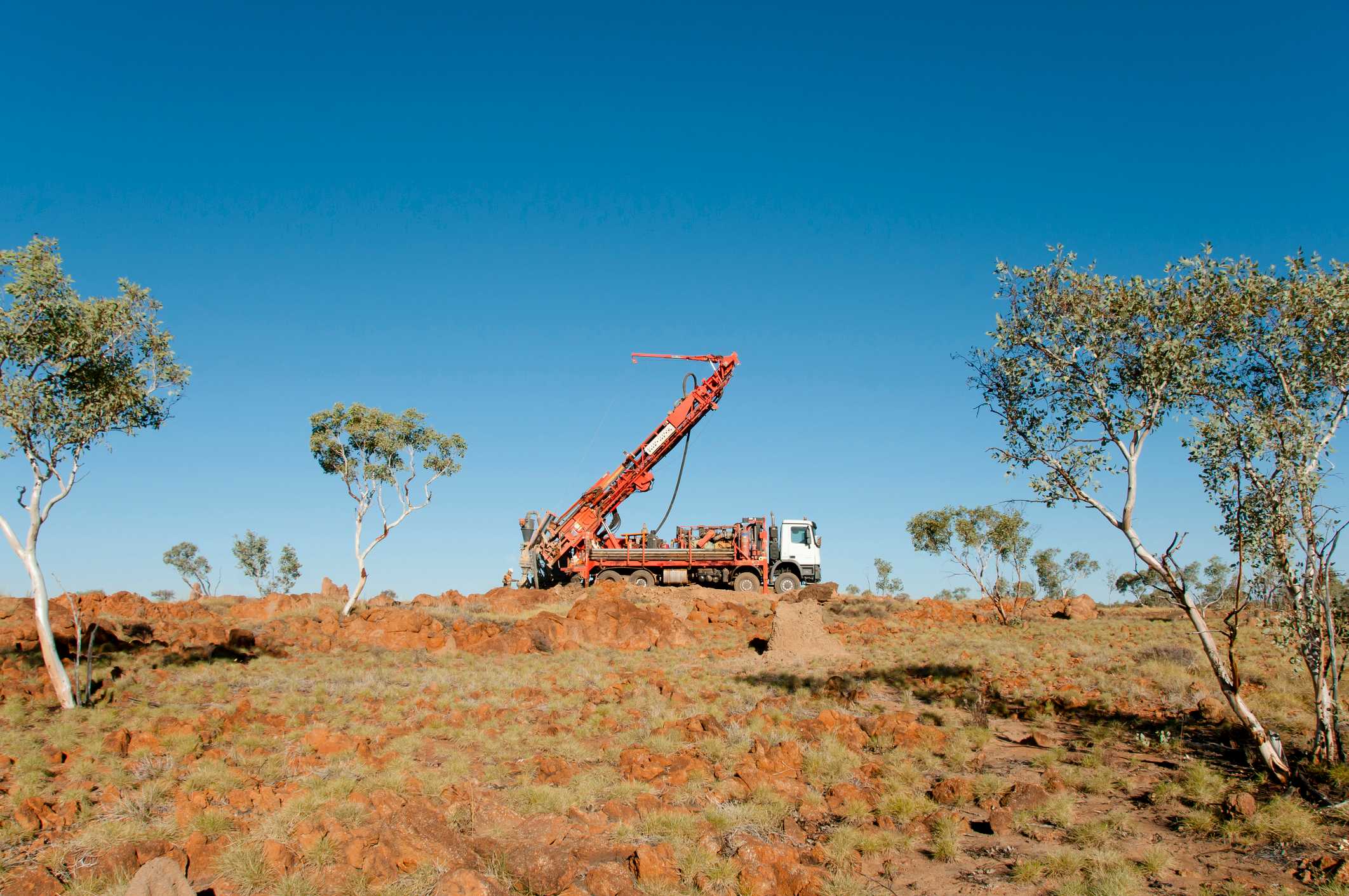 Drill Rig in Bush